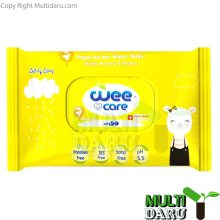 دستمال مرطوب کودک وى کر با عصاره روغن آرگان 20 عددى