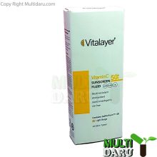 فلوئید ضد آفتاب SPF50 ویتالایر 50 میل