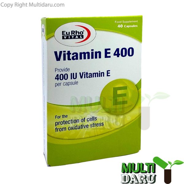 کپسول ویتامین ای 400 یوروویتال 40 عددی