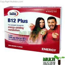 ویال ویتامین ب12 پلاس یوروویتال 60 عددی
