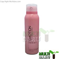 بررسی قیمت و خرید اسپری خوش بو کننده بدن ایموشن VERSACE زنانه