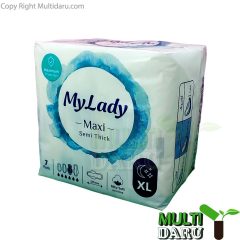 نوار بهداشتی مای لیدی مكسی نیمه ضخیم سایز XL بسته 7 عددی