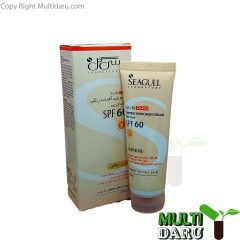 کرم ضد آفتاب SPF60 سى گل بژ روشن فاقد چربى 50 میل