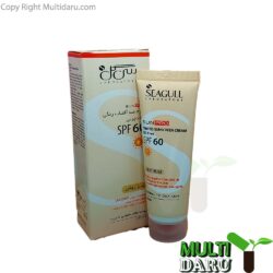 کرم ضد آفتاب SPF60 سى گل بژ روشن فاقد چربى 50 میل