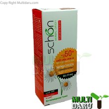 کرم ضد آفتاب شون SPF50 مناسب پوست چرب فاقد چربی 50 میل