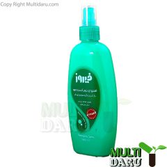 اسپری گره باز کن و نرم کننده مو فیروز رنگ سبز 300 میل