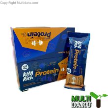 شکلات پروتئین بار کیتا ریچ زیرو طعم کارامل 12 عددی
