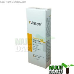 ضد آفتاب فولئید ویتالایر رنگ بژ طبیعی SPF50 حاوی ویتامین سی 50 میل