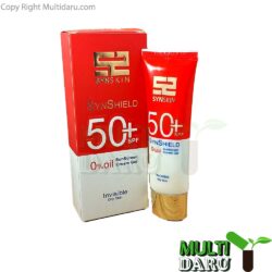 ژل کرم ضد آفتاب ساین اسکین SPF50 بدون رنگ فاقد چربی 50 گرم
