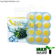 آب نبات مکیدنی سیباسلس آناناس 12 عددی