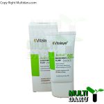 فلوئید ضدآفتاب SPF50 ویتالایر اکتیویت مناسب پوست چرب رنگ بژ طبیعی 50 میل