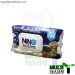 دستمال مرطوب دست و صورت و بدن بزرگسالان نینو 70 عددی