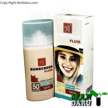 فلوئید ضد آفتاب مای SPF50 رنگ بژ طبیعی 50 میل