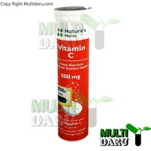 قرص جوشان ویتامین سی 500 میلی گرم نیچرز پلنتی طعم پرتقال