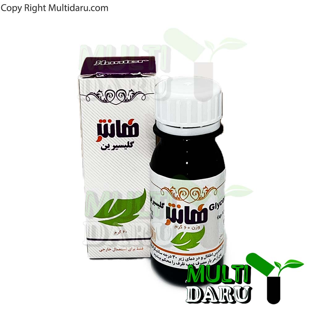 محلول گلیسرین بهداشتی هانتر  60 میلی لیتر