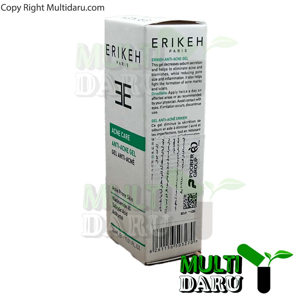 ژل ضدجوش اریکه 30 میلی لیتر