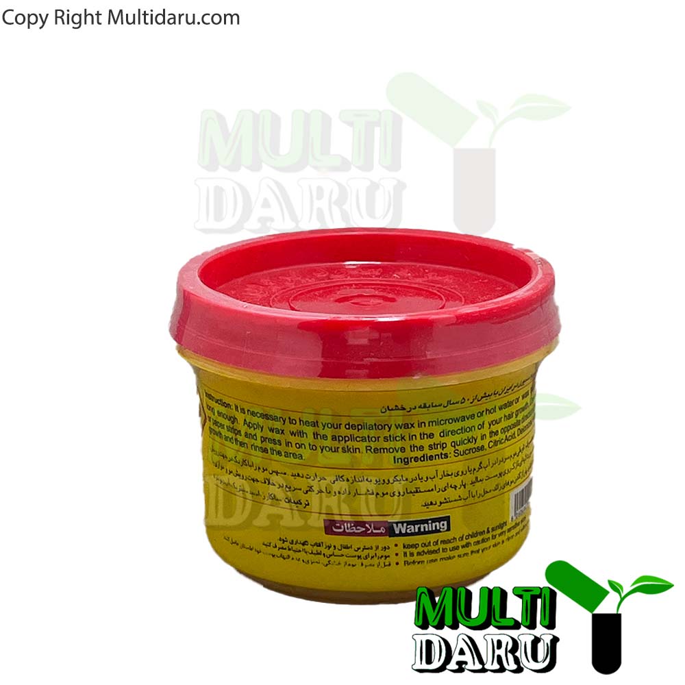 موم سرد پروین عسلی 280 گرمی