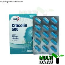 کپسول سیتی کولین 500 میلی گرم یوروویتال 30 عددی