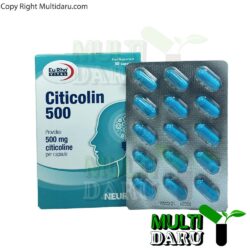 کپسول سیتی کولین 500 میلی گرم یوروویتال 30 عددی