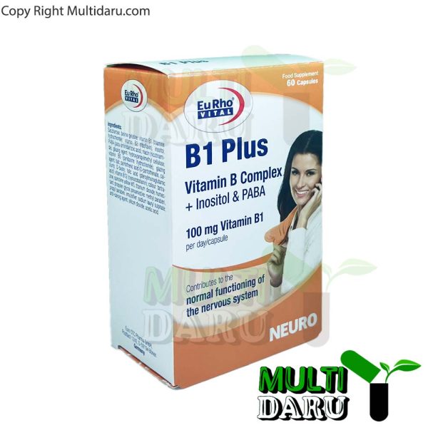کپسول ب1 پلاس یوروویتال 60 عددی