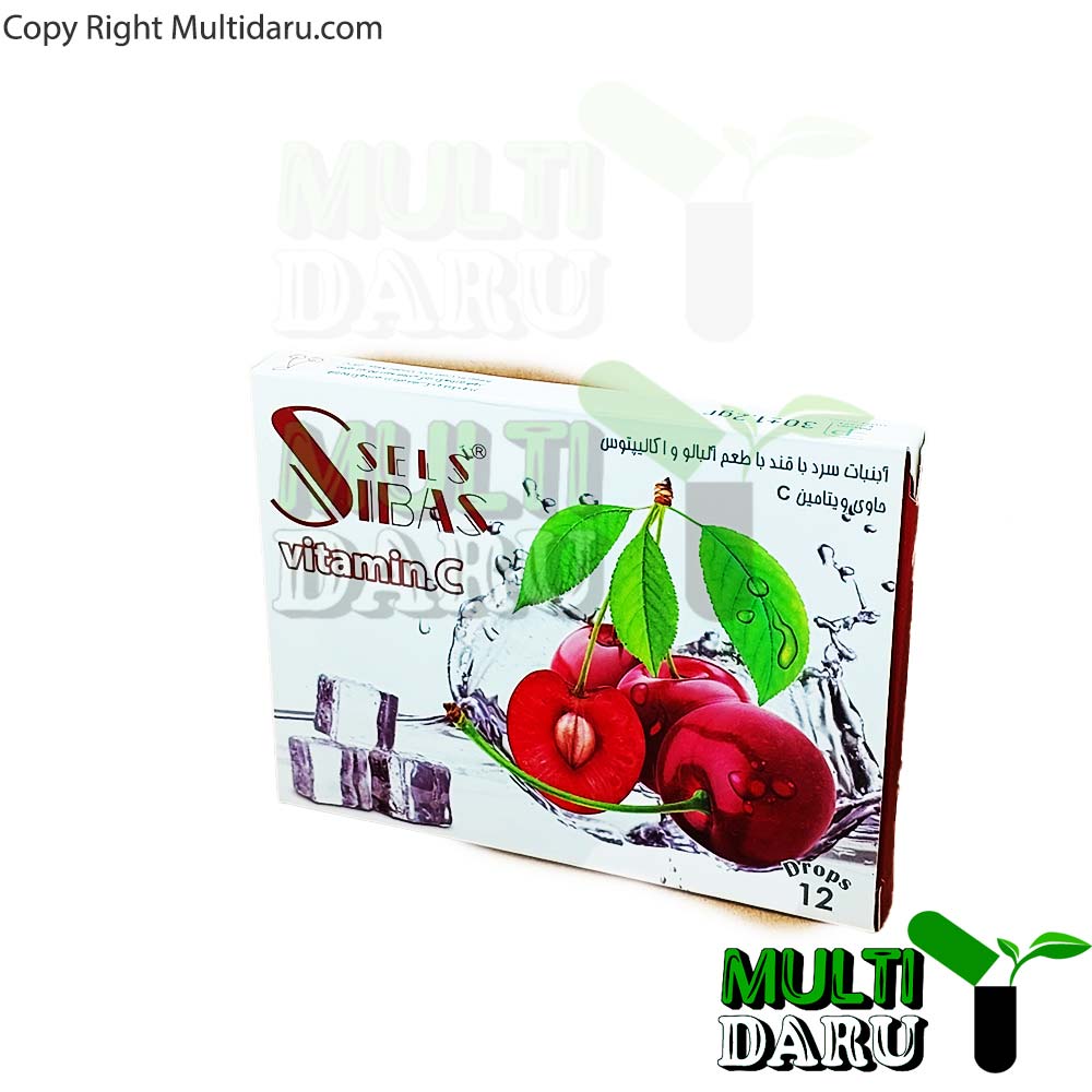 x2056.jpg آب نبات مکیدنی سیباسلس آلبالو 12 عددی