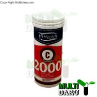 بررسی قیمت و خرید قرص جوشان ویتامین سی 2000 میلی گرم های هلث طعم پرتقال خونی 10 عددی