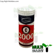 بررسی قیمت و خرید قرص جوشان ویتامین سی 2000 میلی گرم های هلث طعم پرتقال خونی 10 عددی