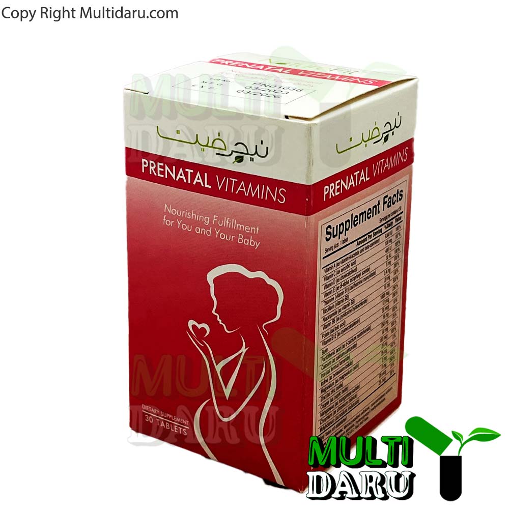 بررسی قیمت و خرید قرص پرناتال نیچر فیت 30 عددی