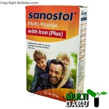 بررسی قیمت و خرید شربت سانستول به همراه آهن 155 میلی لیتر