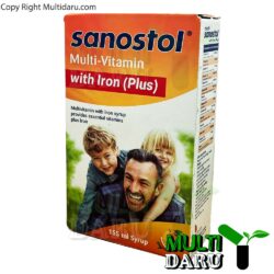 بررسی قیمت و خرید شربت سانستول به همراه آهن 155 میلی لیتر