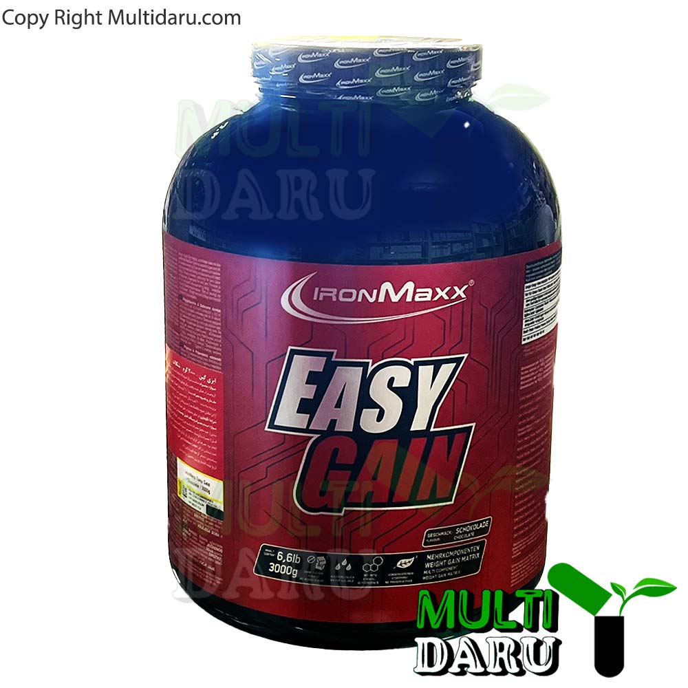 پودر گینر ایزی گین آیرون مکس ۳۰۰۰ گرم طعم شکلات