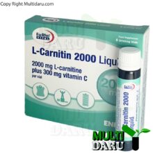 ویال ال کارنیتین 2000 میلی گرم یوروویتال 60 عددی