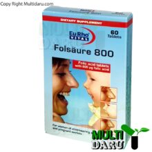 قرص فولیک اسید 800 یوروویتال 60 عددی