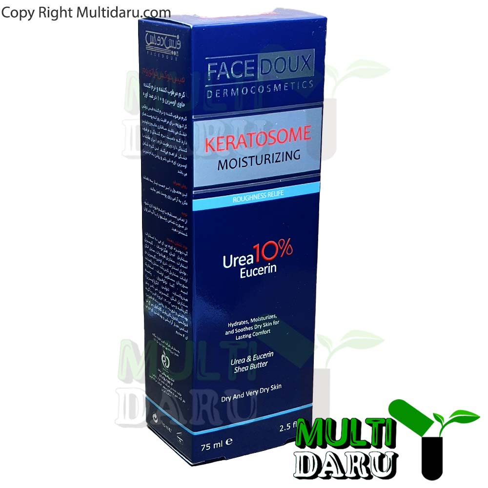 کرم اوسرین و اوره 10 % فیس دوکس 75 میلی لیتر