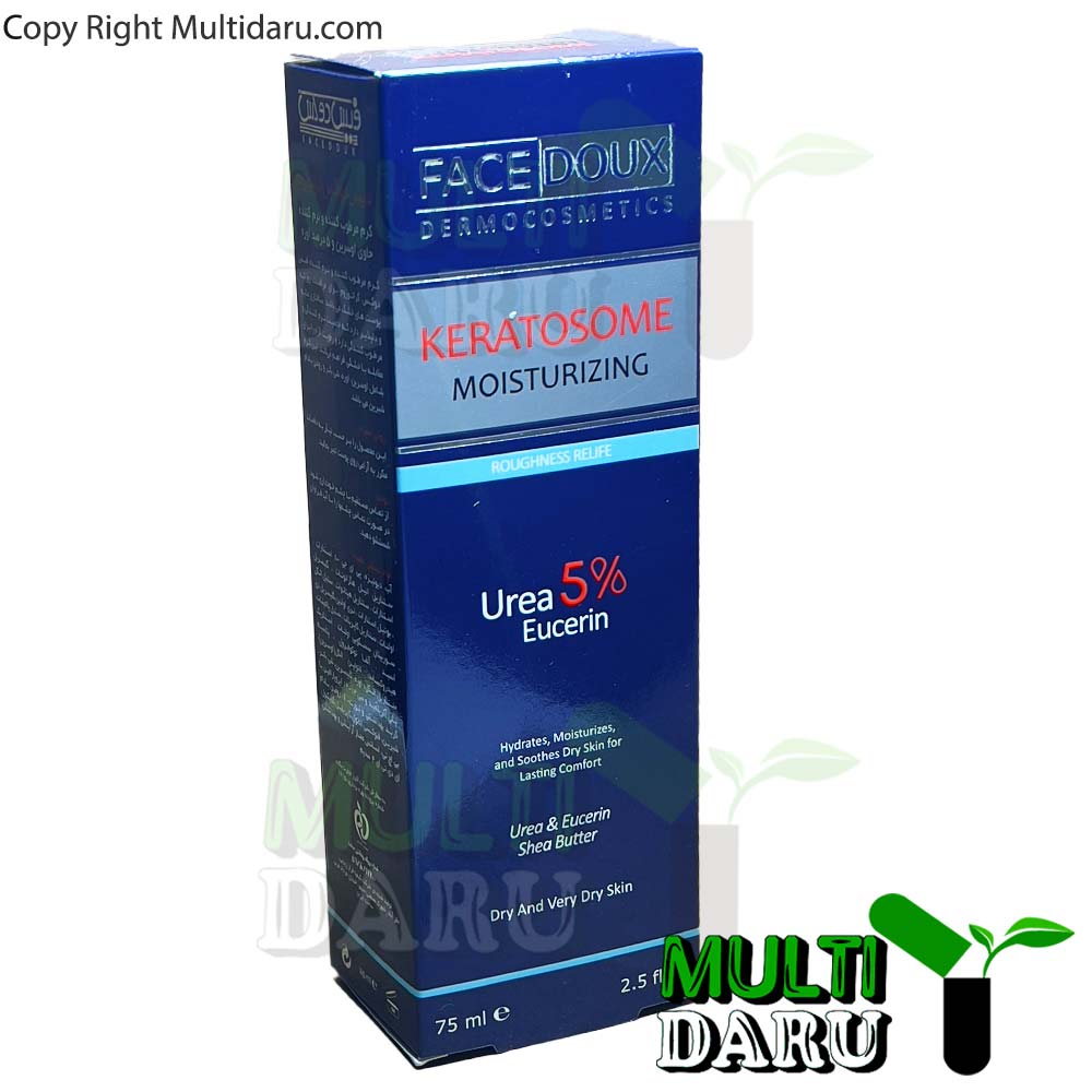 کرم اوسرین و اوره 5 % فیس دوکس 75 میلی لیتر