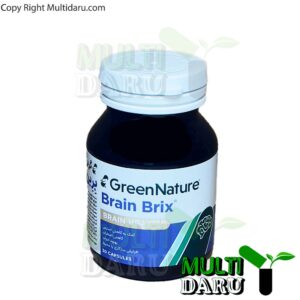 کپسول برین بریکس گرین نیچر ۳۰ عددی مکمل ضد استرس و تقویت مغز