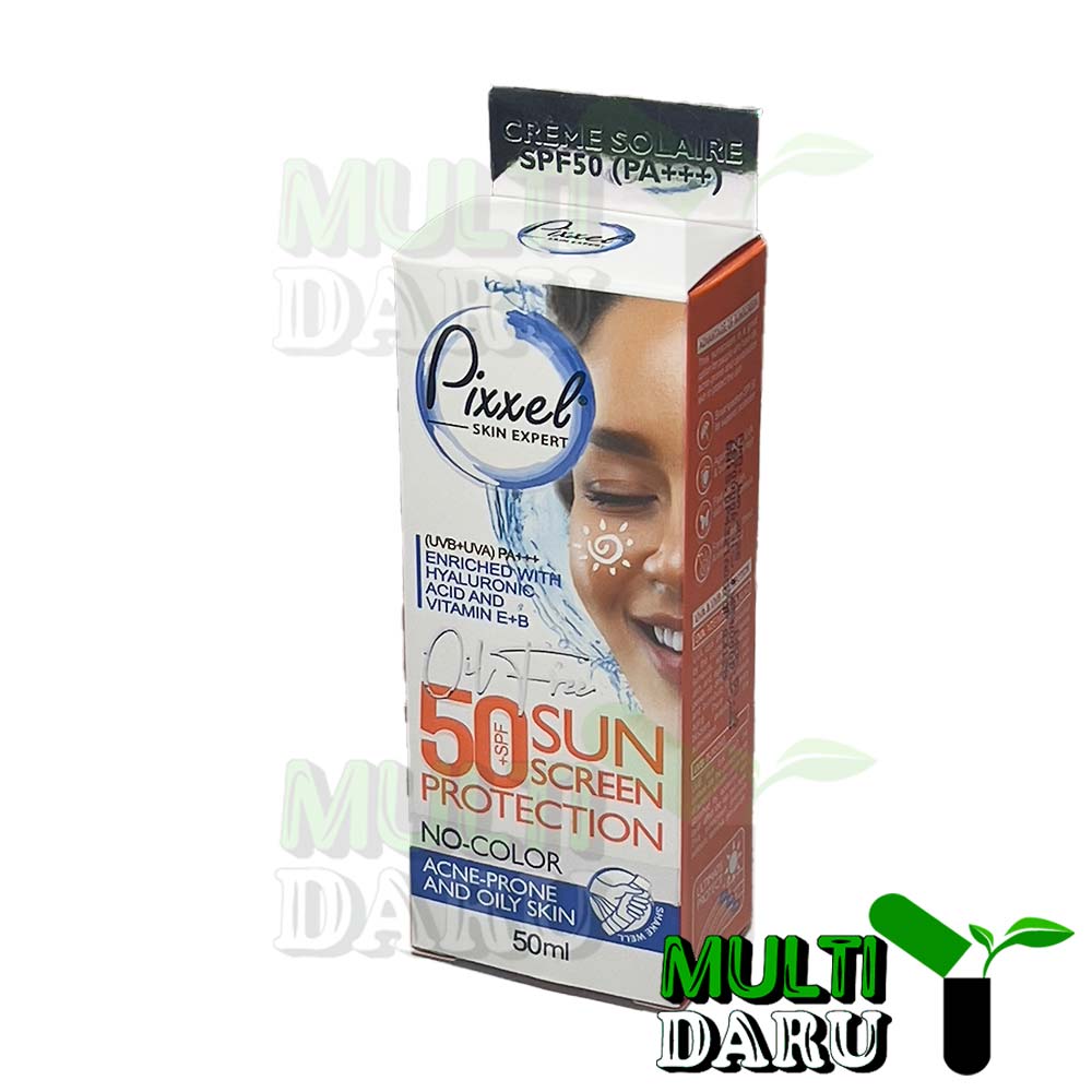 ضدآفتاب پوست چرب بیرنگ SPF 50 پیکسل 50 میل