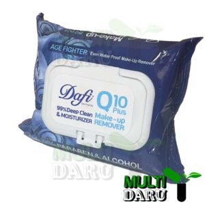 دستمال مرطوب Q10 دافی گلدار 50 عددی
