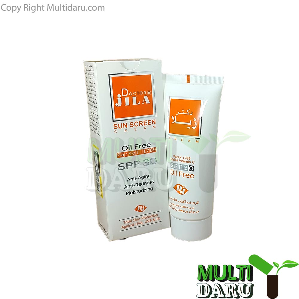 x670.jpg کرم ضد آفتاب SPF30 دکتر ژیلا بدون رنگ فاقد چربی 65 گرم