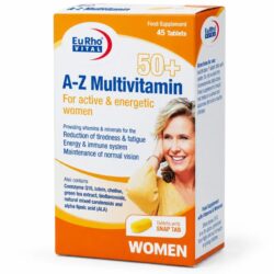 قرص A-Z مولتی ویتامین +50 سال یوروویتال مناسب بانوان 45 عددی