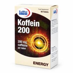 قرص کافئین 200 یوروویتال 60 عددی