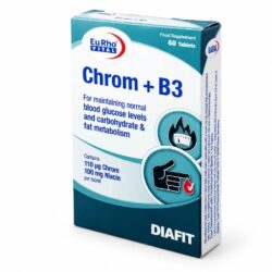 قرص کروم + ب3 یوروویتال 60 عددی